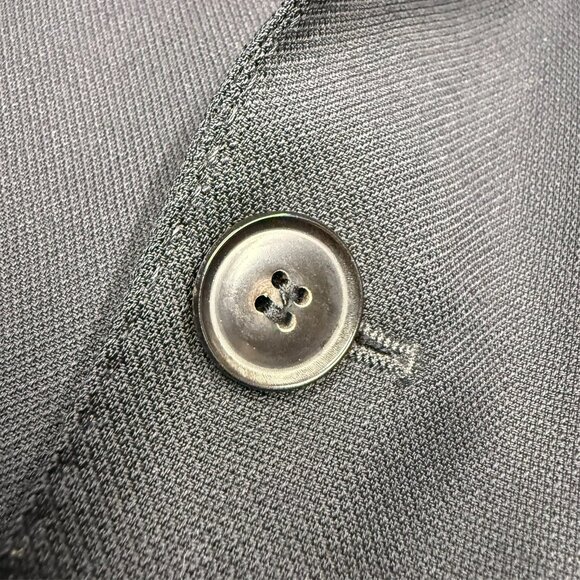 Hugo Boss Black Blazer Wool Sport Coat Textured Maselli4 100% Silk Lining 46R - Picture 5 of 10